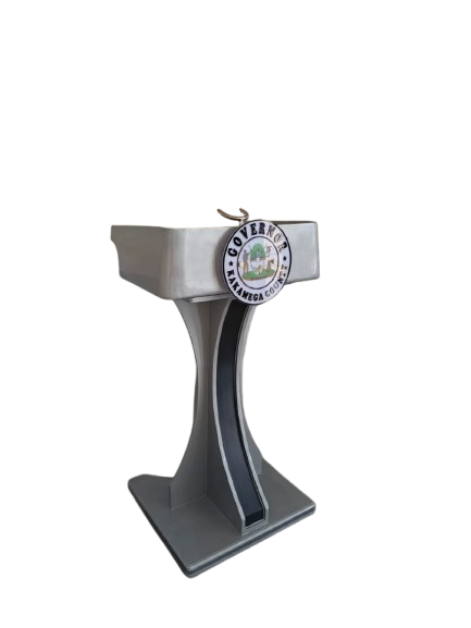 Modern Government Branded Wooden Podium