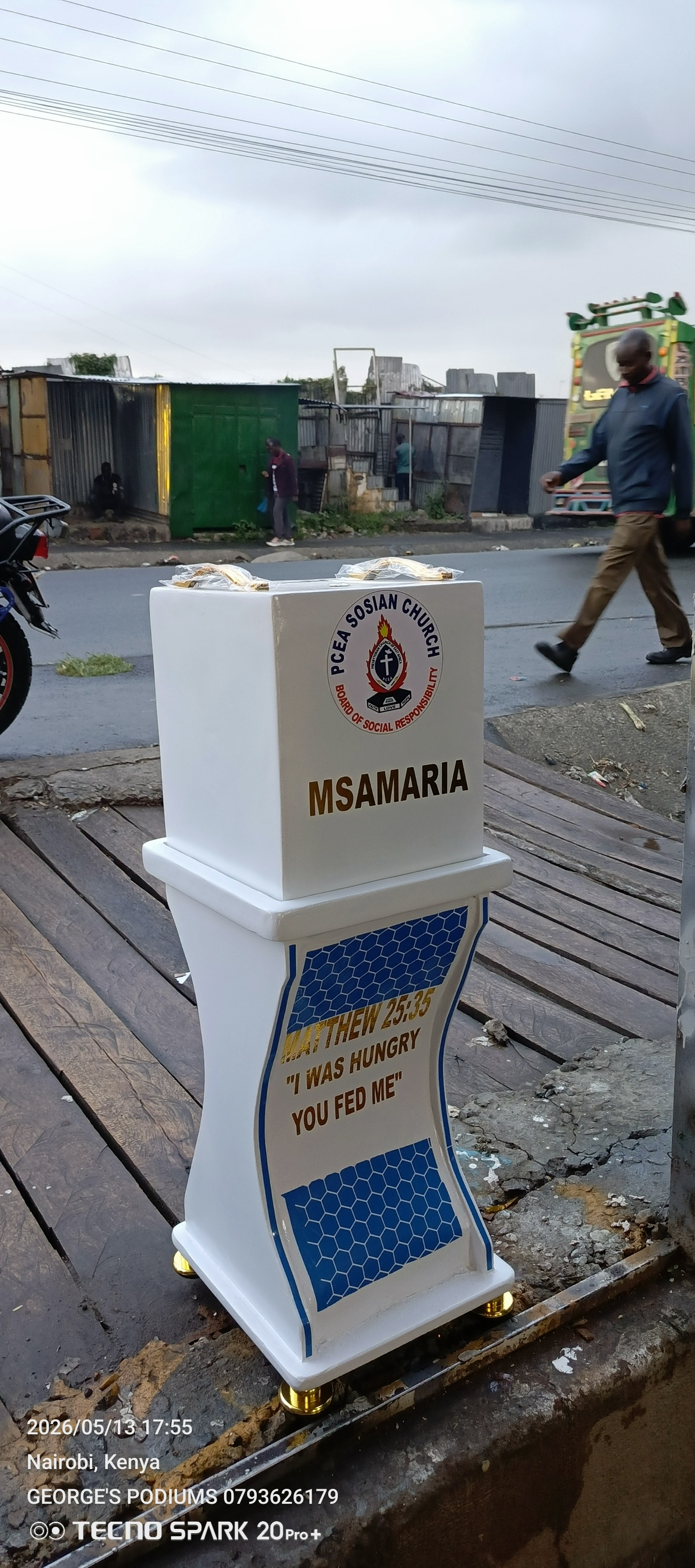 Msamaria Church Donation Box Podium